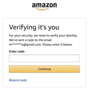 Amazon password reset using phone number