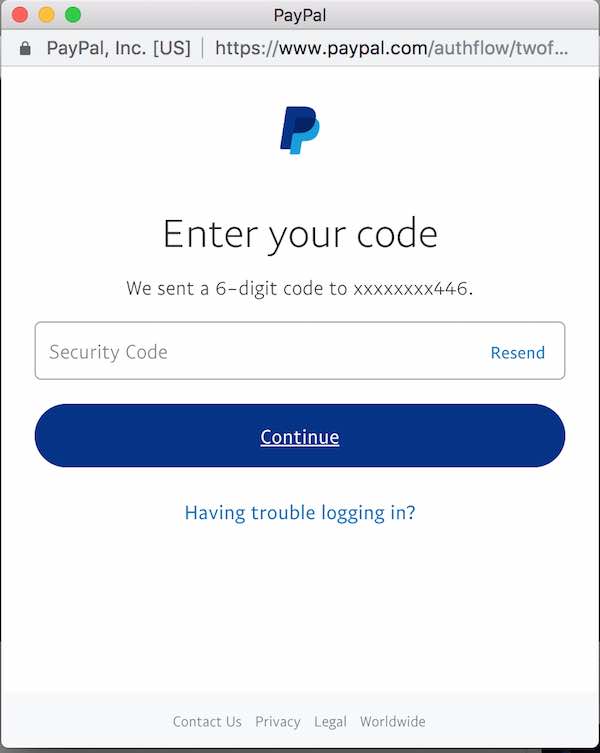 2FA shows 3 digits